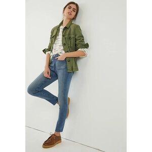 Anthropologie AG Retro Stevie High Rise Skinny Ankle Jeans Patch Pockets 25 R